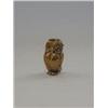 Image 1 : A GILT METAL OWL FIGURE, possibly early 20th Century, slot in back, (for coin?) height 4cm  £20-3...