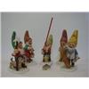 Image 1 : A SERIES OF FIVE GOEBEL GNOMES, 'Kuni', 'Wim', 'Conny', 'Petri' and another with Brandy bottle, e...