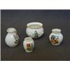 Image 1 : GOSS CRESTED CHINA, four items, Guy's Porridge Pot, Ancient Lichfield Jug, Ancient Nottingham Urn...
