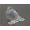 Image 1 : A LALIQUE FROSTED GLASS PAPERWEIGHT, 'Moineau', etched 'R.Lalique' and No.1149, height 9cm, (grou...