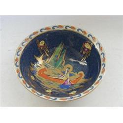 AN ARKINSTALL & SONS BOWL, C.1920, Arcadian Ware, 'Arcady' pattern, diameter 19cm  £30-40...