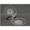 Image 1 : A PAIR OF LALIQUE 'NIPPON' PLATES, clear glass, each etched 'R.Lalique', diameter 17cm (2)  £40-6...