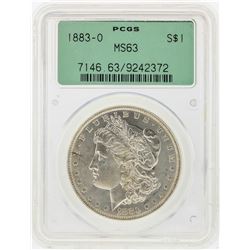 1883-O $1 Morgan Silver Dollar PCGS Graded MS63