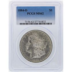 1884-O $1 Morgan Silver Dollar PCGS Graded MS62