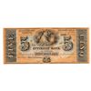 Image 1 : 1800's $5 New Orleans Louisiana Citizens Bank Note