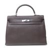 Image 1 : Authentic Hermes Kelly Bag 35cm Chocolate PHW