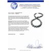 Image 3 : 14KT White Gold 10mm-13mm Tahitian Cultured Black Pearl Necklace