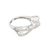 Image 1 : 14KT White Gold 0.62ctw Diamond Ring