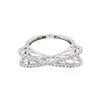 Image 2 : 14KT White Gold 0.62ctw Diamond Ring