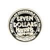 Image 2 : Harrahs Casino Hotel $7 Casino Gaming Token .999 Silver Limited Edition