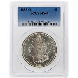 1883-O $1 Morgan Silver Dollar PCGS Graded MS64