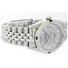 Image 3 : Mens Rolex Stainless Steel Meteorite Diamond and Emerald Datejust Wristwatch