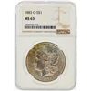 Image 1 : 1883-O $1 Morgan Silver Dollar NGC Graded MS63