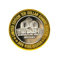 Westward Hotel Las Vegas $10 Casino Gaming Token .999 Silver Limited Edition