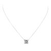 Image 2 : 14KT White Gold 0.50ctw Diamond Pendant with Chain