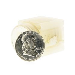 Roll of (20) 1963 Franklin Half Dollar Coins BU
