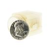 Image 1 : Roll of (20) 1963 Franklin Half Dollar Coins BU
