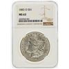 Image 1 : 1883-O $1 Morgan Silver Dollar NGC Graded MS63