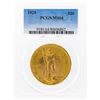 Image 1 : 1925 $20 St. Gaudens Double Eagle Gold Coin PCGS MS64
