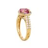 Image 4 : 18KT Rose Gold 2.29ct Spinel and Diamond Ring