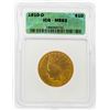 Image 1 : 1910-D $10 Indian Head Eagle Gold Coin ICG MS63