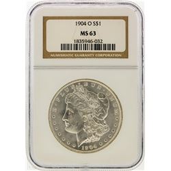 1904-O $1 Morgan Silver Dollar NGC Graded MS63