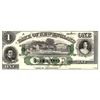 Image 1 : 1800s $1 Bank of New England Obsolete Currency Note