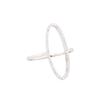 Image 1 : 14KT White Gold .24ctw Diamond Cocktail Ring
