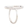 Image 3 : 14KT White Gold .24ctw Diamond Cocktail Ring