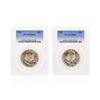 Image 1 : 1960-1961 Franklin Half Dollar Coins PCGS Graded MS65