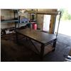 Image 1 : 8' Steel Work Table With Pneumatic Fittings