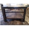 Image 3 : 8' Steel Work Table With Pneumatic Fittings