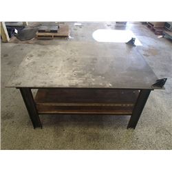 Steel Top Work Table, 64  x 48  x 32 