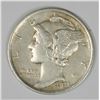 Image 1 : 1921 MERCURY DIME, XF/AU  KEY DATE