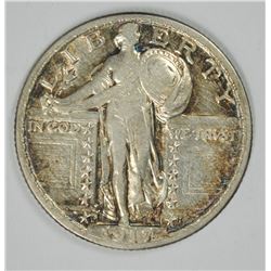1917-D STANDING LIBERTY QUARTER, XF