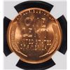 Image 3 : 1954-S LINCOLN WHEAT CENT NGC MS 67 RD