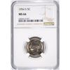 Image 1 : 1954-S JEFFERSON NICKEL, NGC MS-66 NGC PRICE GUIDE=170.00