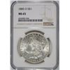 Image 1 : 1885-O MORGAN SILVER DOLLAR, NGC MS-65
