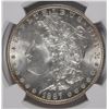 Image 2 : 1887 MORGAN SILVER DOLLAR, NGC  MS-64+