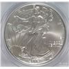 Image 2 : 2006-W ( BURNISHED ) AMERICAN SILVER EAGLE, PCGS MS-69