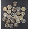 Image 1 : ( 24 ) GEM BU 1942-S JEFFERSON SILVER WAR NICKELS