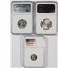 Image 2 : 3 NGC COINS: 1947-S WASHINGTON QUARTER MS 65, 1954 WASHINGTON QUARTER PR 64 &