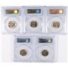 Image 2 : ( 5 ) 1953-D JEFFERSON NICKELS, PCGS MS-65 GEMS