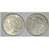 Image 1 : 1922-S & 1923-S PEACE DOLLARS AU