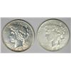 Image 1 : 1934-D & 1926-S AU PEACE DOLLARS