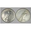 Image 2 : 1934-D & 1926-S AU PEACE DOLLARS