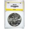 Image 1 : 1989 AMERICAN SILVER EAGLE, LVCS PERFECT GEM BU