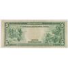 Image 2 : 1914 $5.00 LINCOLN "PORTHOLE" FEDERAL RESERVE NOTE VF++