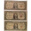Image 1 : ( 3 ) 1935-A HAWAII $1.00 SILVER CERTIFICATES G-VG