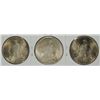 Image 2 : 3 - 1922 PEACE SILVER DOLLARS BU
